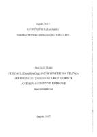 prikaz prve stranice dokumenta Utjecaj ljekarničke intervencije na stupanj adherencije pacijenata koji koriste antihipertenzivne lijekove
