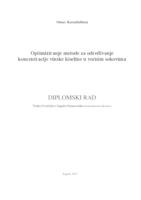 prikaz prve stranice dokumenta Optimiziranje metode za odredjivanje koncentracije vinske kiseline u vocnim sokovima