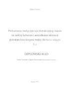 prikaz prve stranice dokumenta Preliminarna studija utjecaja ekstrakcijskog otapala na sadržaj berberina i antiradikalnu aktivnost ekstrakata kore korijena žutike ( Berberis vulgaris L.)