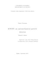 prikaz prve stranice dokumenta KWISP - an optomechanical particle detector
