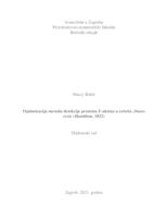 prikaz prve stranice dokumenta Optimizacija metoda detekcije proteina F-aktina u zebrici, Danio rerio (Hamilton, 1822)