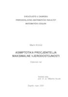 prikaz prve stranice dokumenta Asimptotika procjenitelja maksimalne vjerodostojnosti