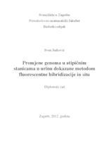 prikaz prve stranice dokumenta Promjene genoma u atipičnim stanicama u urinu dokazane metodom fluorescentne hibridizacije in situ