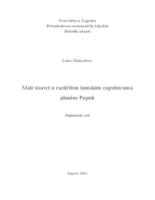 prikaz prve stranice dokumenta Mali sisavci u različitim šumskim zajednicama planine Papuk