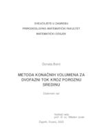 prikaz prve stranice dokumenta Metoda konačnih volumena za dvofazni tok kroz poroznu sredinu