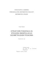 prikaz prve stranice dokumenta Strukture podataka za efikasnu manipulaciju geometrijskim podacima