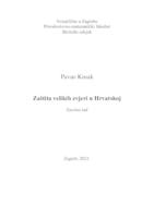 prikaz prve stranice dokumenta Zaštita velikih zvjeri u Hrvatskoj