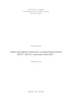 prikaz prve stranice dokumenta Utjecaj nakupljanja kolesterola na metabolizam proteina APLP1 i APLP2 u stanicama CHO-NPC1-/-