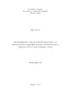 prikaz prve stranice dokumenta Bioakumulacija i utjecaj srebrnih nanočestica na unutarstaničnu raspodjelu metala i metalotioneine u gujavice Eisenia fetida (Savigny, 1826)