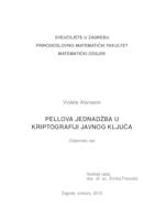 prikaz prve stranice dokumenta Pellova jednadžba u kriptografiji javnog ključa