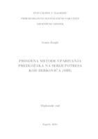 prikaz prve stranice dokumenta Primjena metode uparivanja predložaka na seriji potresa kod Berkovića (BiH)