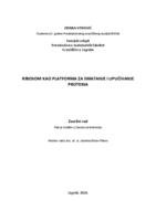 prikaz prve stranice dokumenta Ribosom kao platforma za smatanje i upućivanje proteina