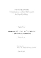 prikaz prve stranice dokumenta Bayesovsko zaključivanje za linearnu regresiju