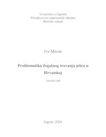 prikaz prve stranice dokumenta Problematika ilegalnog trovanja ptica u  Hrvatskoj