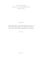 prikaz prve stranice dokumenta Usporedba krenobiocenoza dvaju izvora rijeke Gacke