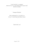 prikaz prve stranice dokumenta Transportna svojstva poluvodičkih detektora