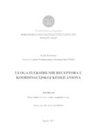 prikaz prve stranice dokumenta Uloga fleksibilnih receptora u koordinacijskoj kemiji aniona