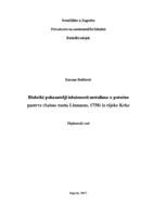 prikaz prve stranice dokumenta Biološki pokazatelji izloženosti metalima u potočne pastrve (Salmo trutta Linnaeus, 1758) iz rijeke Krke