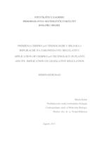 prikaz prve stranice dokumenta Primjena CRISPR/Cas9 tehnologije u biljaka i implikacije na zakonodavnu regulativu  