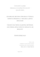 prikaz prve stranice dokumenta Odabrane metode strojnog učenja i njihova primjena u molekularnoj biologiji