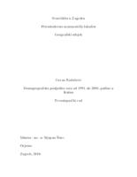 prikaz prve stranice dokumenta Demogeografske posljedice rata 1991. - 1995. godine u Kninu