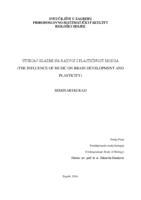 prikaz prve stranice dokumenta Utjecaj glazbe na razvoj i plastičnost mozga