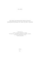 prikaz prve stranice dokumenta GIS analiza promjena naseljenosti Zadarske županije od 1948. do 2001. godine