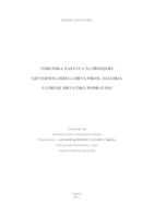 prikaz prve stranice dokumenta Terenska nastava na primjeru sjevernog dijela Hrvatskog zagorja i Gornje hrvatske Podravine