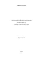 prikaz prve stranice dokumenta Historijsko-geografski razvoj gospodarstva općine Gornja Radgona
