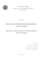 prikaz prve stranice dokumenta Biologija i ekologija krokodila (red Crocodylia)