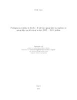 prikaz prve stranice dokumenta Postignuća učenika iz fizičke i društvene geografije na ispitima iz geografije na državnoj maturi 2013. - 2015. godine