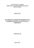 prikaz prve stranice dokumenta Hladnom plazmom potpomognuta laserska sinteza nanočestica u tekućinama i primjene