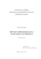 prikaz prve stranice dokumenta Metoda homogenizacije u topološkoj optimizaciji