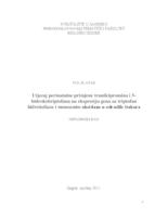 prikaz prve stranice dokumenta Utjecaj perinatalne primjene tranilcipromina i 5-hidroksitriptofana na ekspresiju gena za triptofan hidroksilazu i monoamin-oksidazu u odraslih štakora