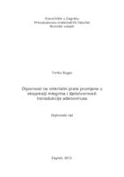 prikaz prve stranice dokumenta Otpornost na vinkristin prate promjene u ekspresiji integrina i djelotvornosti transdukcije adenovirusa