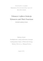 prikaz prve stranice dokumenta Telomere i njihove funkcije