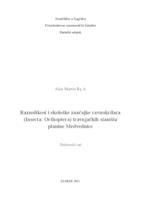 prikaz prve stranice dokumenta Raznolikost i ekološke značajke ravnokrilaca (Insecta: Orthoptera) travnjačkih staništa planine Medvednice