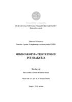 prikaz prve stranice dokumenta Mikroskopija proteinskih interakcija