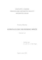 prikaz prve stranice dokumenta Konvolucijske neuronske mreže