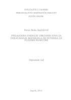 prikaz prve stranice dokumenta Prilagodba energije ubrzanih iona za ozračavanje materijala od interesa za fuzijske reaktore