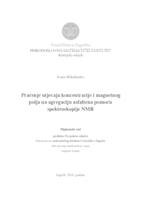 prikaz prve stranice dokumenta Praćenje utjecaja koncentracije i magnetnog polja na agregaciju asfaltena pomoću spektroskopije NMR