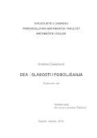 prikaz prve stranice dokumenta DEA - slabosti i poboljšanja