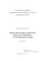 prikaz prve stranice dokumenta Problem bojanja grafa i njegove primjene u telekomunikacijama