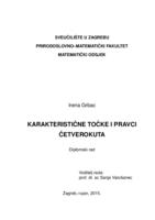 prikaz prve stranice dokumenta Karakteristične točke i pravci četverokuta