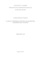 prikaz prve stranice dokumenta Utjecaj tropskog Pacifika na klimatsku varijabilnost Europe