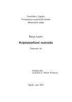 prikaz prve stranice dokumenta Kriptomorfizmi matroida