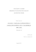 prikaz prve stranice dokumenta Analiza naknada zaposlenima u lokalnim jedinicama u razdoblju 2002.-2012.