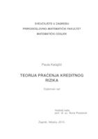 prikaz prve stranice dokumenta Teorija praćenja kreditnog rizika