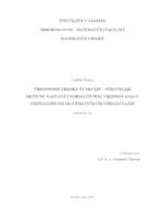 prikaz prve stranice dokumenta Trigonometrijske funkcije - strategije aktivne nastave i formativnog vrednovanja u gimnazijskom matematičkom obrazovanju