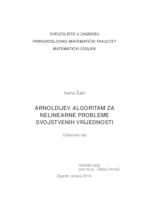 prikaz prve stranice dokumenta Arnoldijev algoritam za nelinearne probleme svojstvenih vrijednosti